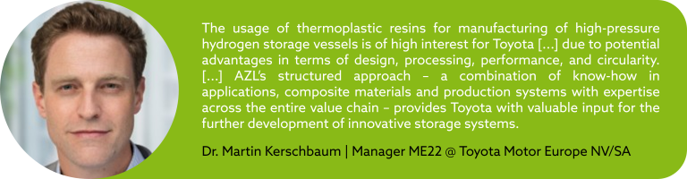 Toyota Highlights the Importance of Comparative Design Evaluation in AZL’s Joint Partner Project on Thermoplastic Pressure Vessel